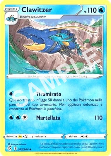 75/264 Clawitzer - COLPO FUSIONE