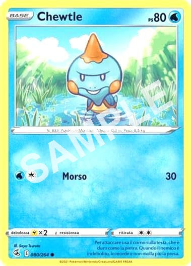 80/264 Chewtle - COLPO FUSIONE