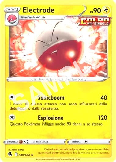88/264 Electrode - COLPO FUSIONE