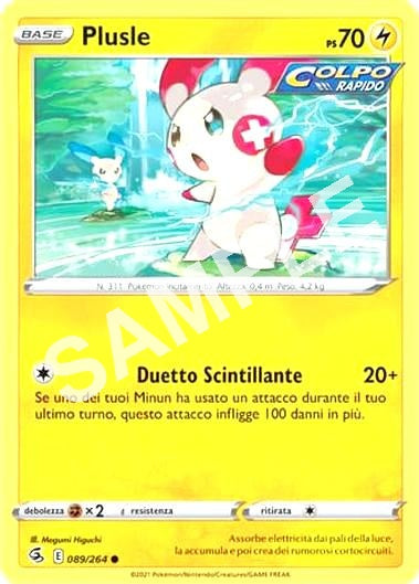 89/264 Plusle - COLPO FUSIONE
