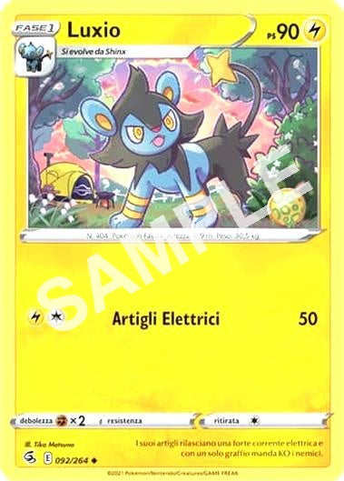 92/264 Luxio - COLPO FUSIONE