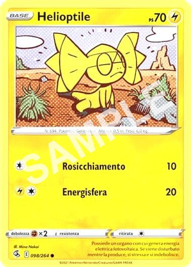 98/264 Helioptile - COLPO FUSIONE