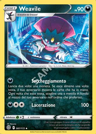 87. Weavile - ASTRI LUCENTI