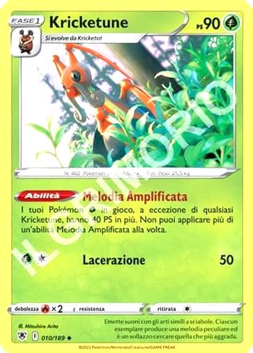 10/189 Kricketune - LUCENTEZZA SIDERALE