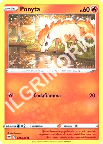 21/189 Ponyta - LUCENTEZZA SIDERALE