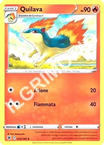 24/189 Quilava - LUCENTEZZA SIDERALE
