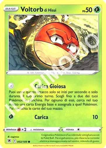2/189 Voltorb di Hisui - LUCENTEZZA SIDERALE