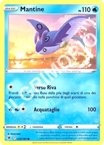 34/189 Mantine - LUCENTEZZA SIDERALE