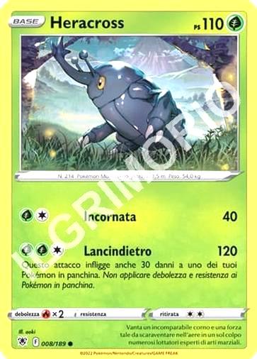 8/189 Heracross - LUCENTEZZA SIDERALE