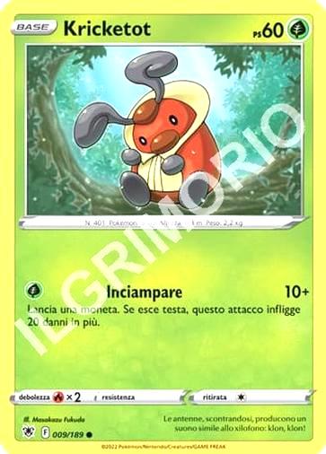 9/189 Kricketot - LUCENTEZZA SIDERALE