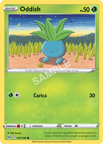 1/196 Oddish - ORIGINE PERDUTA