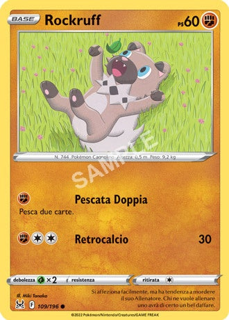 109/196 Rockruff - ORIGINE PERDUTA