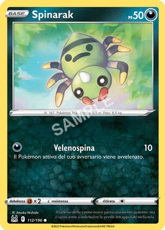 112/196 Spinarak - ORIGINE PERDUTA