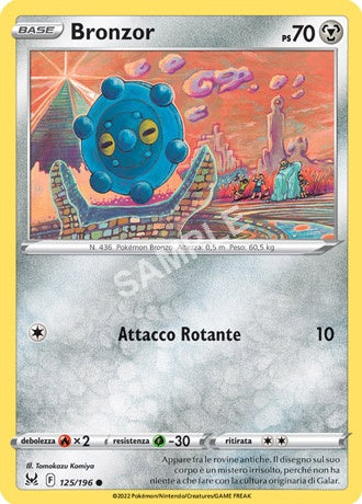 125/196 Bronzor - ORIGINE PERDUTA