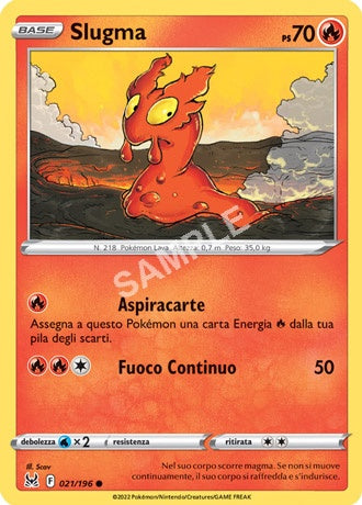 21/196 Slugma - ORIGINE PERDUTA