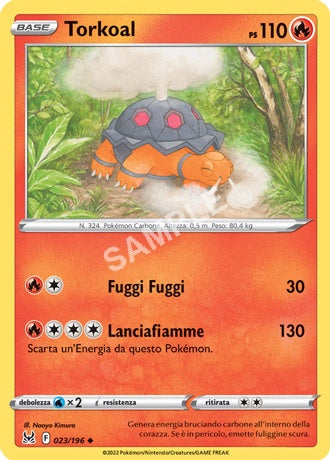 23/196 Torkoal - ORIGINE PERDUTA