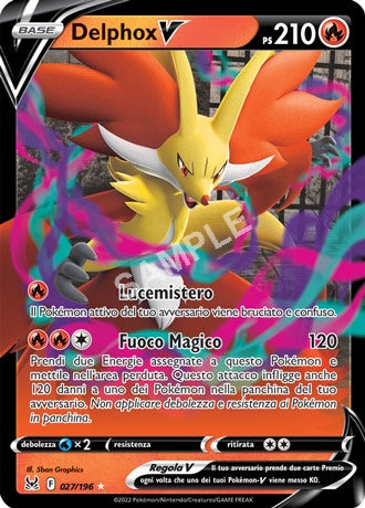 27/196 Delphox V - ORIGINE PERDUTA