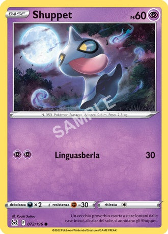 72/196 Shuppet - ORIGINE PERDUTA