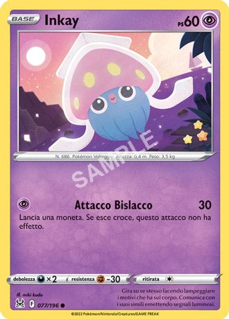 77/196 Inkay - ORIGINE PERDUTA