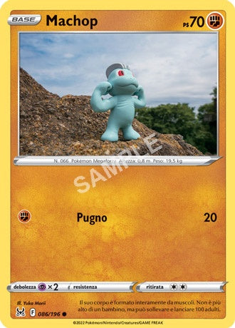 86/196 Machop - ORIGINE PERDUTA