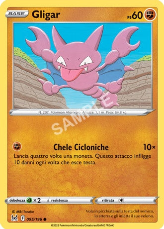 95/196 Gligar - ORIGINE PERDUTA