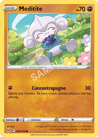 99/196 Meditite - ORIGINE PERDUTA