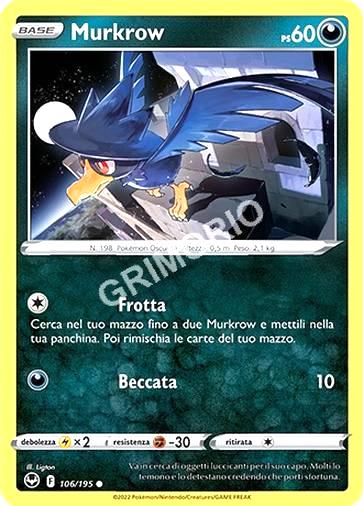 106/195 Murkrow - TEMPESTA ARGENTATA