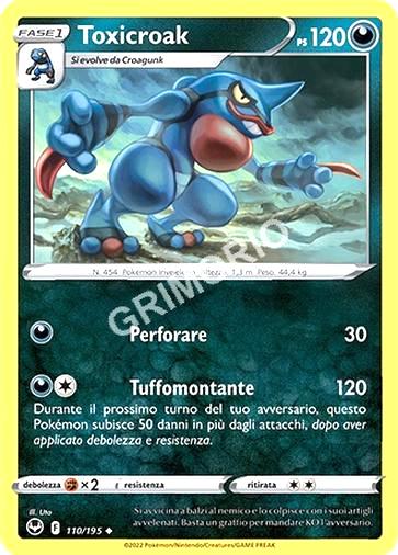 110/195 Toxicroak - TEMPESTA ARGENTATA