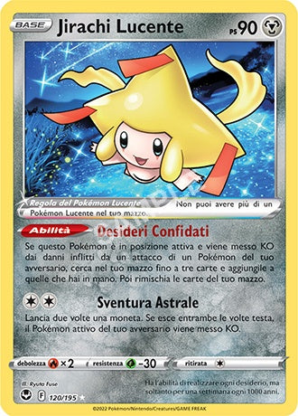 120/196 Jirachi Lucente - TEMPESTA ARGENTATA