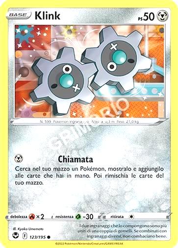 123/195 Klink - TEMPESTA ARGENTATA