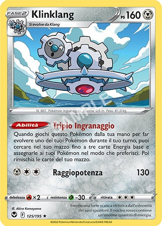 125/195 Klinklang - TEMPESTA ARGENTATA