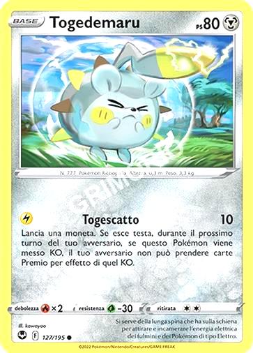 127/195 Togedemaru - TEMPESTA ARGENTATA