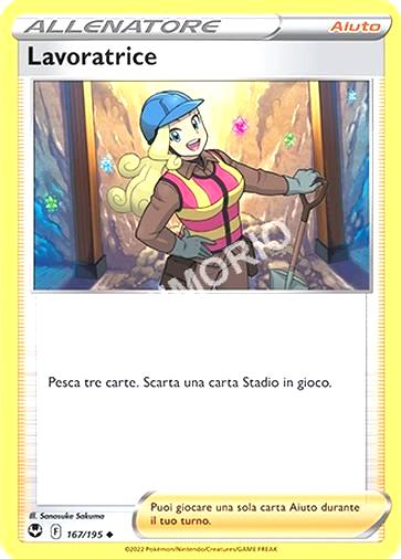 167/195 Lavoratrice - TEMPESTA ARGENTATA