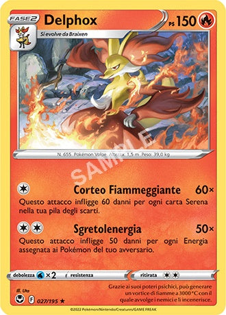 27/195 Delphox - TEMPESTA ARGENTATA