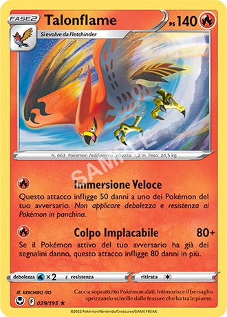 29/195 Talonflame - TEMPESTA ARGENTATA