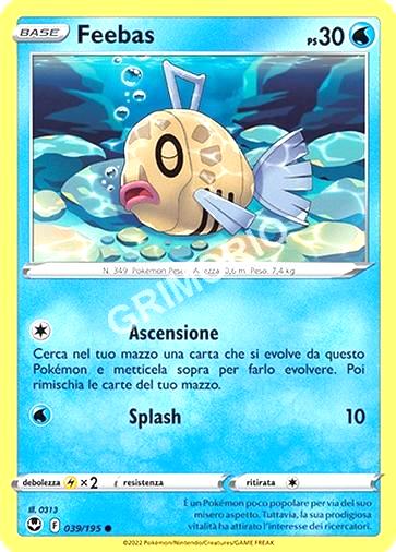 39/195 Feebas - TEMPESTA ARGENTATA