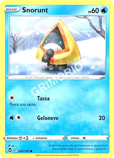 41/195 Snorunt - TEMPESTA ARGENTATA