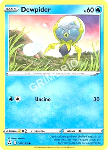 47/195 Dewpider - TEMPESTA ARGENTATA