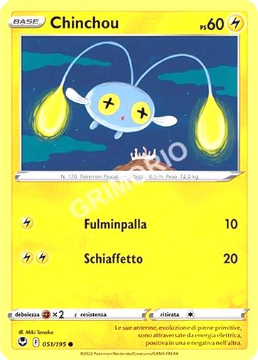 51/195 Chinchou - TEMPESTA ARGENTATA