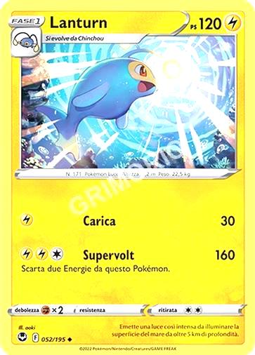 52/195 Lanturn - TEMPESTA ARGENTATA