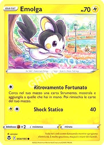 54/195 Emolga - TEMPESTA ARGENTATA