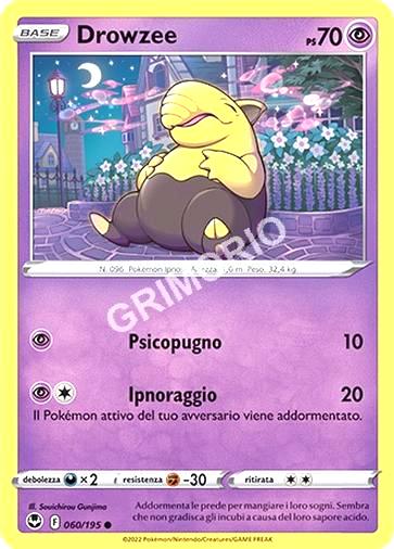 60/195 Drowzee - TEMPESTA ARGENTATA
