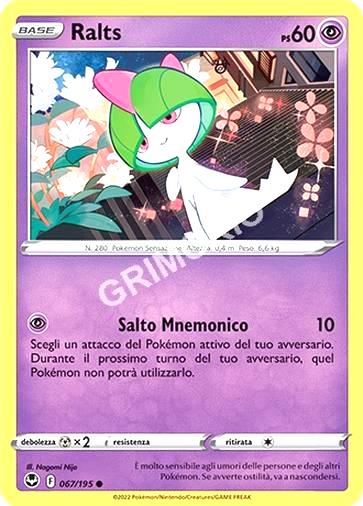 67/195 Ralts - TEMPESTA ARGENTATA
