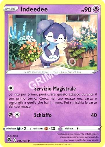 86/195 Indeedee - TEMPESTA ARGENTATA