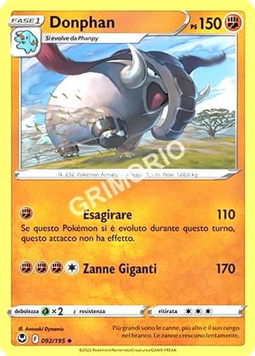 92/195 Donphan - TEMPESTA ARGENTATA