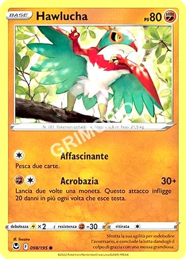 98/195 Hawlucha - TEMPESTA ARGENTATA