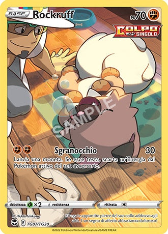 TG07/TG30 Rockruff - TEMPESTA ARGENTATA