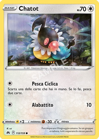 112/159 Chatot - ZENIT REGALE