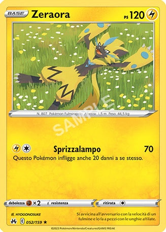 52/159 Zeraora - ZENIT REGALE