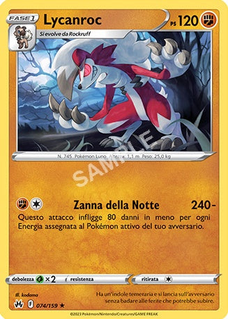 74/159 Lycanroc - ZENIT REGALE